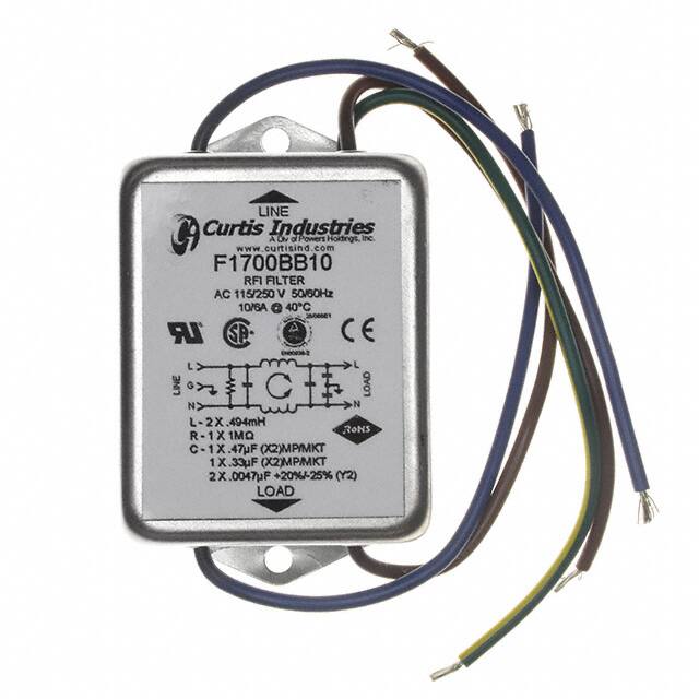 F1700BB10 Curtis Industries  Power Line Filter Modules